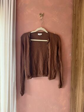 Bennett Cardigan in Chocolate Brown
LPA